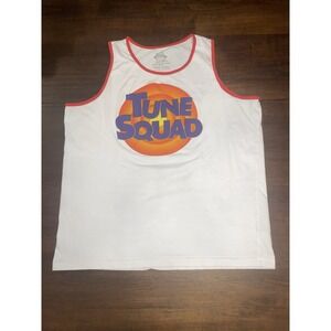 Space Jam Men's Size XL Tank Top Tune Squad Looney Tunes Bugs 2 Sided